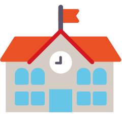 学校の建物アイコン